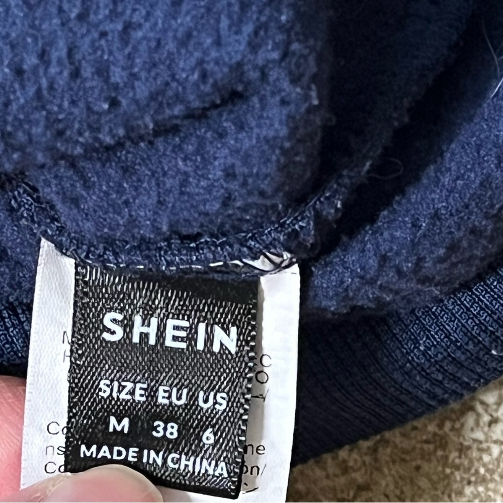 SHEIN California Themed West Coast Sweatshirts BUNDLE OF (3)- Navy Blue and Grey - Picture 16 of 16